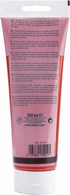 Actual product image Pebeo Studio Acrylics fine acrylic (Vermilion Transparent, 250 ml)