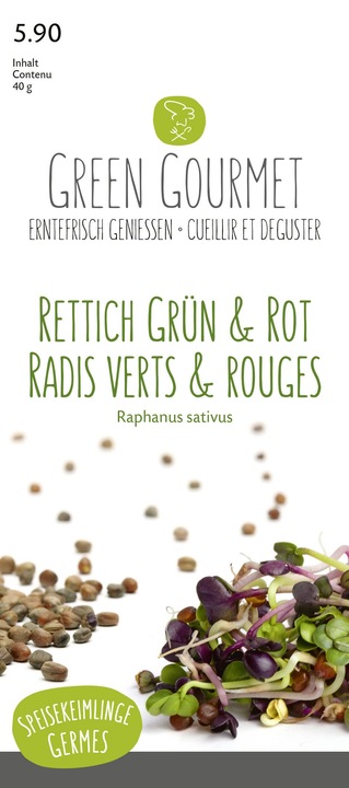 Produktbild Do it + Garden Keimlinge Rettich Grün & Rot, Mix 40g (Keimlinge)