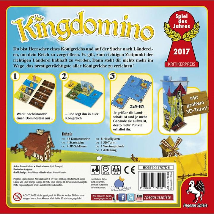 Produktbild Pegasus Kingdomino (Deutsch)