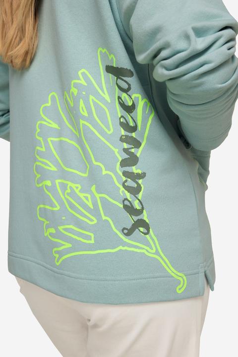 Image du produit Laurasøn Sweatjacke, Stehkragen, Rücken-Print, Zipper, OEKO-TEX (L)