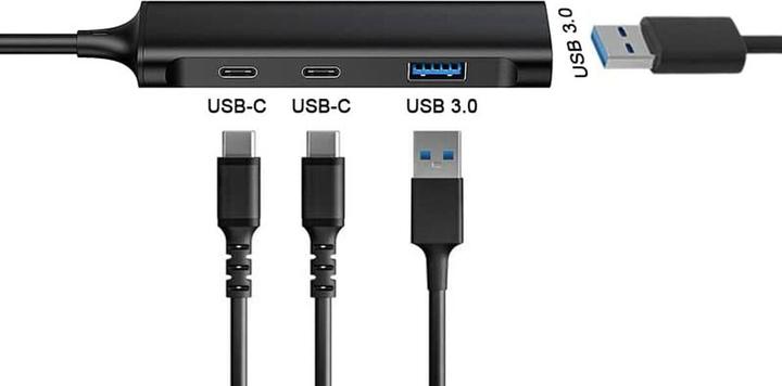 Produktbild Conceptronic Hubbies 12B Hub (USB-C, 4 Ports)
