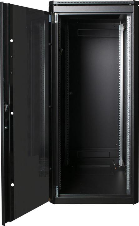Produktbild Logon RDL26U61BL Vrijstaande rek 26U 600kg Zwart rack (26 HE, 19 Zoll Rack)