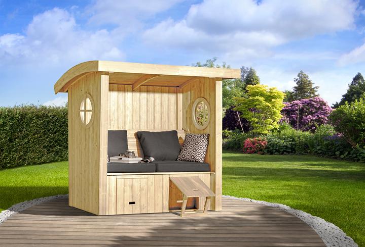 Weka Holzbau Gartenlaube Merano