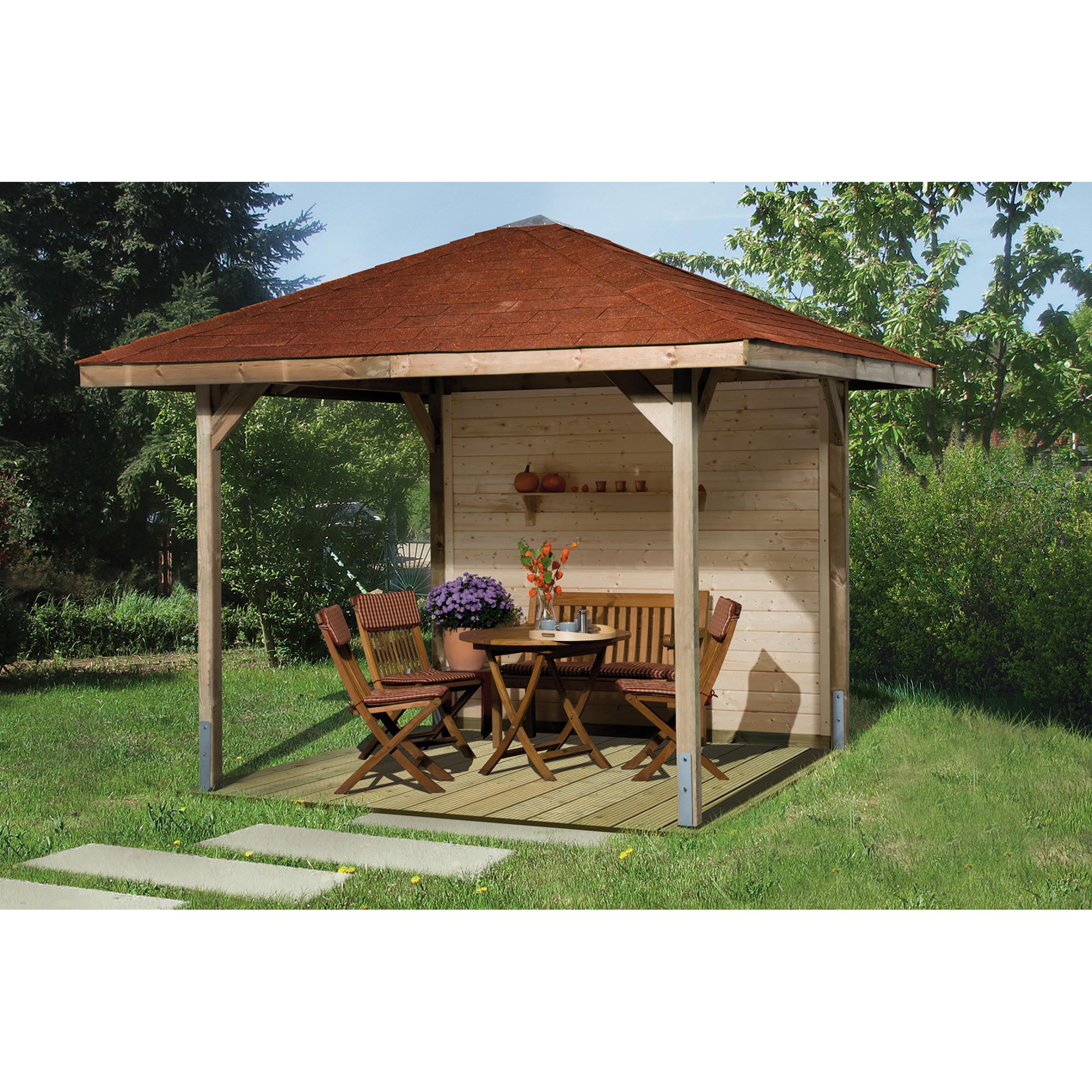 Weka Holzbau, Pavillon, Gartenoase 651 Gr.2 (333 cm, 333 cm)