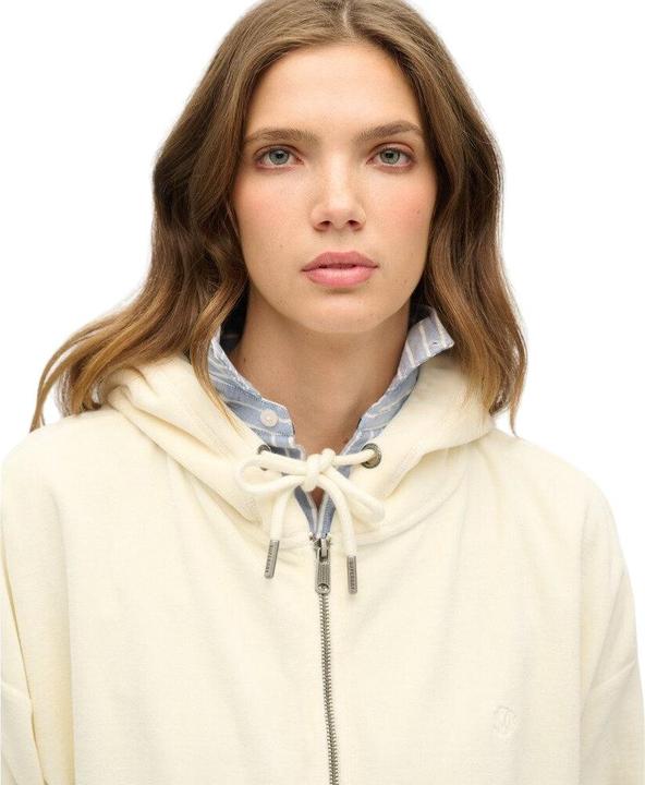 Produktbild Superdry Damen Kapuzenpullover aus Cord mit Reissverschluss (XL)