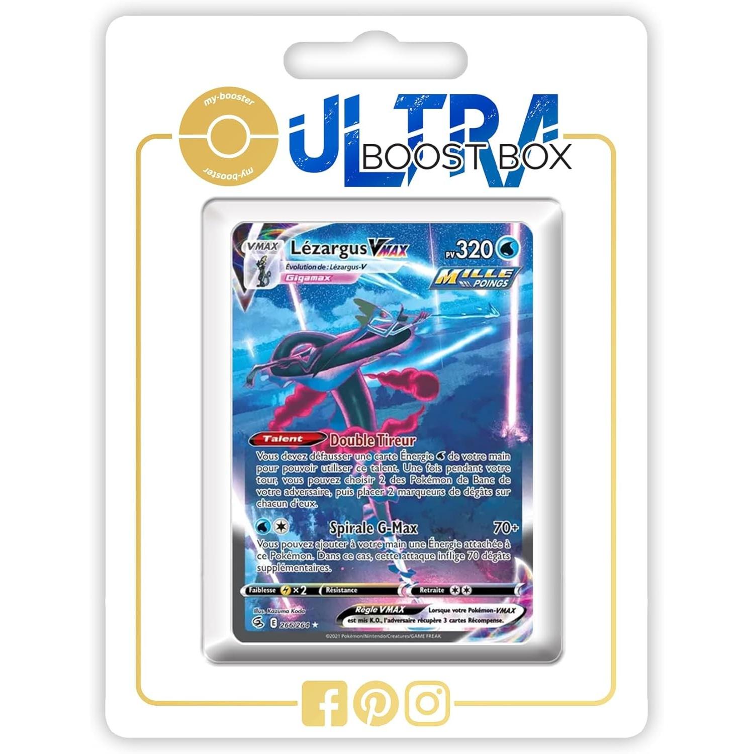 My-booster Lézargus VMAX Inteleon VMAX 266/264 Alternativo Lucente Pokémon Galleria Colpo Rapido (Francese, Pacchetto Booster)