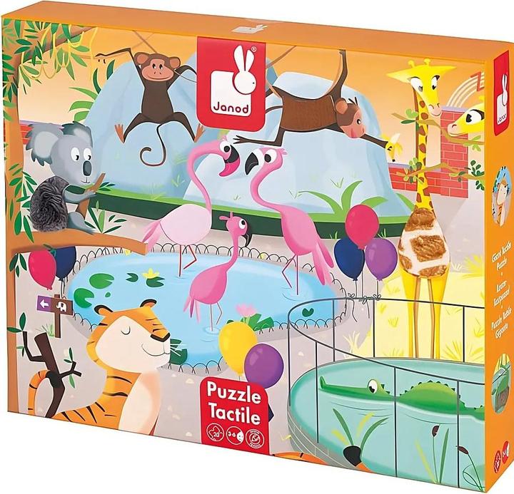 Produktbild Janod Ein Tag im Zoo (20 Teile)