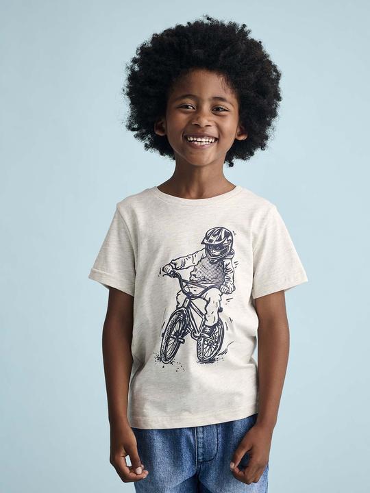 Produktbild Vertbaudet Jungen T-Shirt BASIC mit Print vorn (86)