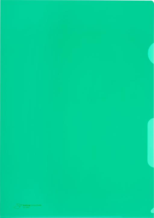 Produktbild Kolma Sichtmappe LineaVerde A4 Recycling genarbt strong grün (A4, 10x)