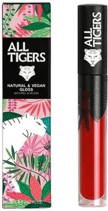 All Tigers Natural & Vegan Natural Shining Lip Gloss 818 Build Your Empire 8 ml (818 Red)