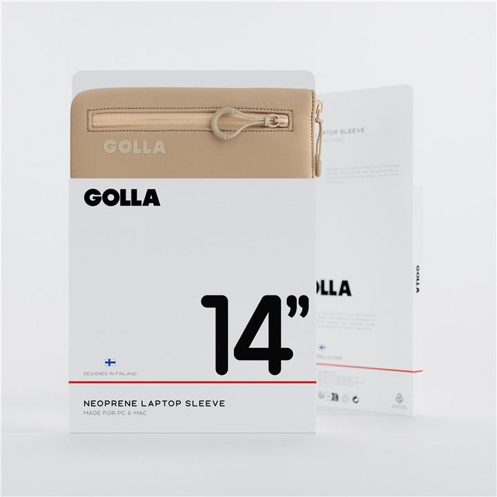 Immagine prodotto Golla Set di zaino e custodia per laptop da 14 pollici, Caffè