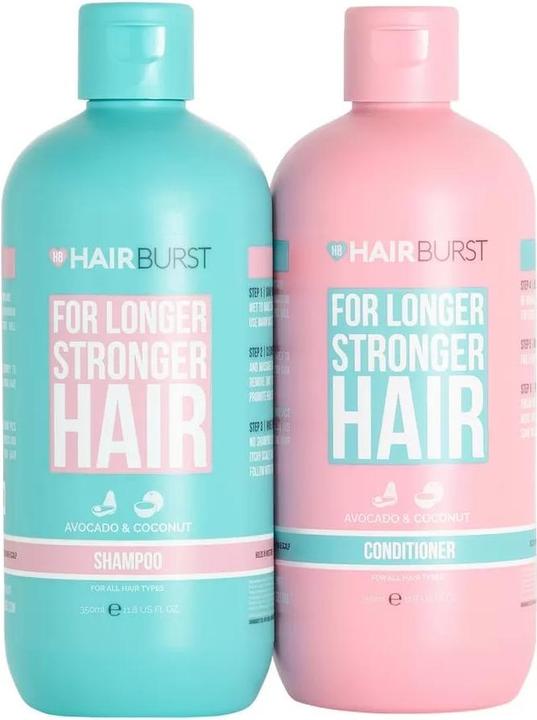 Produktbild Hairburst Shampoo & Conditioner for Longer & Stronger Hair 2 x 350 ml (700 ml, Flüssiges Shampoo)