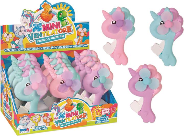 Produktbild Rs Toys Mini Ventilatore Unicorno 3 Colori Ass. In Display 12 Pz