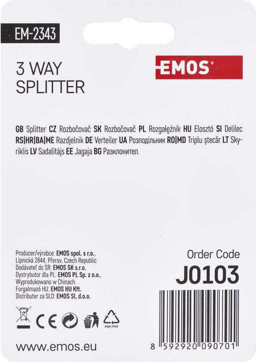 Produktbild Emos Splitter EM2343