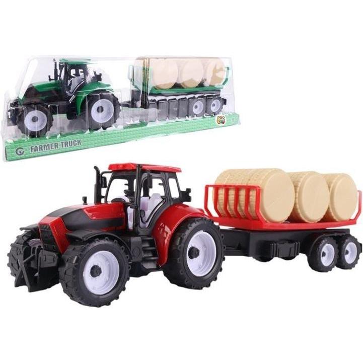 PRO Bike Gear Traktor mit Anhänger und Mischballen