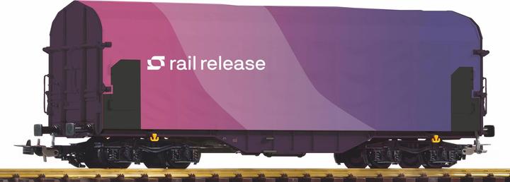 Actual product image Piko Shimmns Rail Release VI sliding tarpaulin wagon (Track H0)