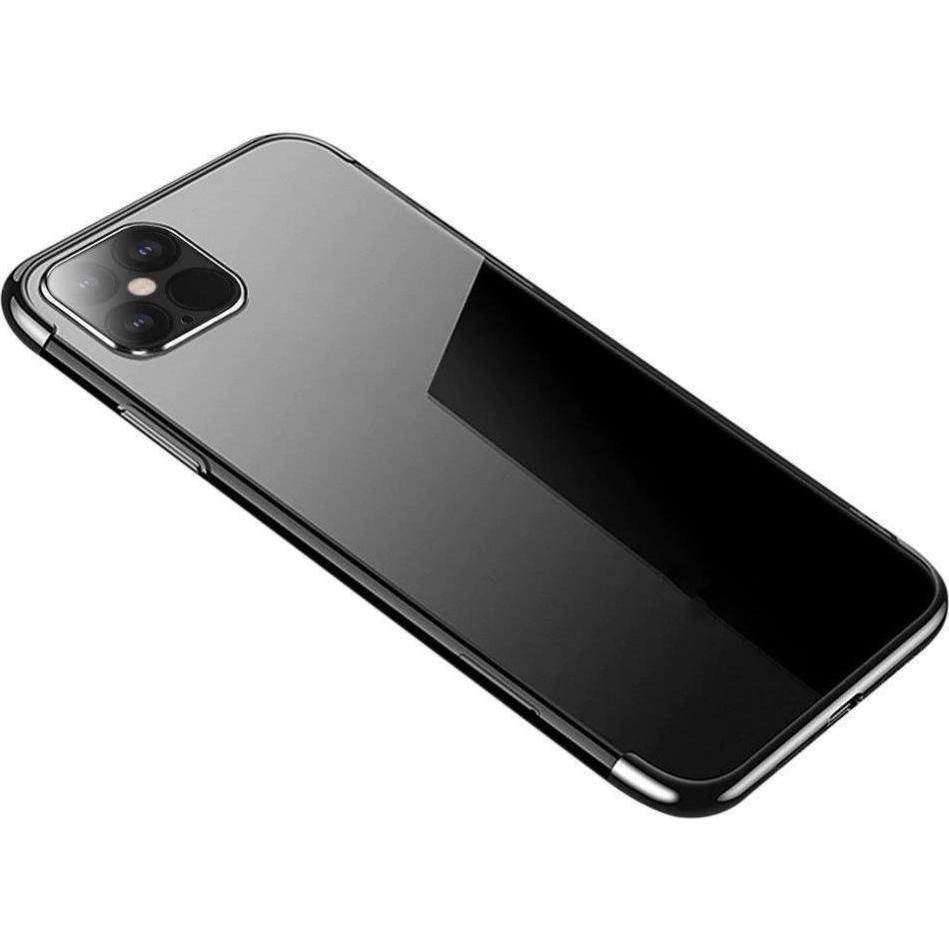 Hurtel Clear Color case Gel TPU cover with a metallic frame for Samsung Galaxy A33 5G black (Samsung Galaxy A33 5G), Sma...