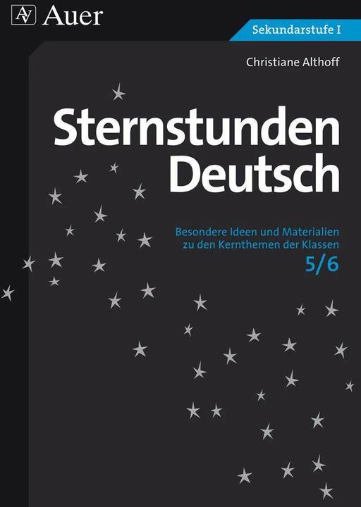 Produktbild Sternstunden Deutsch, Klasse 5/6 (Deutsch, Christiane Althoff, 2012)