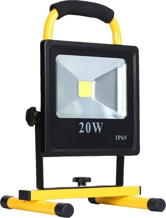 Actual product image CoreParts 20W Rechargable LED Floodlight EU plug