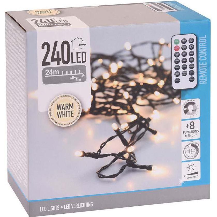 Thumbnail - Nedis, Lichterkette, LED Beleuchtung 240 LED Ww (29 m)