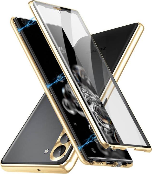 Produktbild Cover-Discount Magnetische Schutzhülle mit Panzerglas gold (Samsung Galaxy S24)