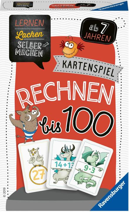 Ravensburger Gioco di carte Calcola fino a 100 (Tedesco)
