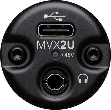 Immagine prodotto Shure MVX2U Gen 2 - USB-C-Mikrofon-Audio-Interface, mit DSP (USB)