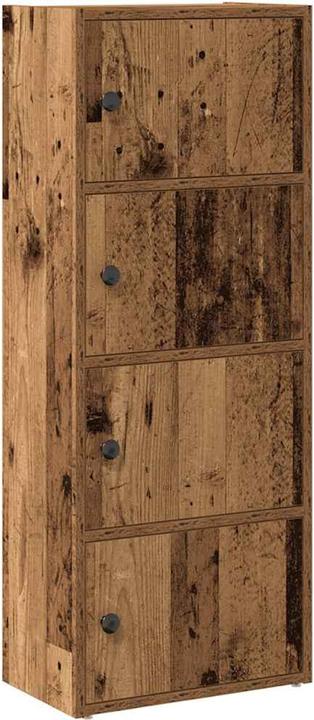 Image du produit vidaXL Bibliothèque imitation vieux bois 40x24x102 cm bois composite Bibliothèque (40 x 24 x 102 cm)