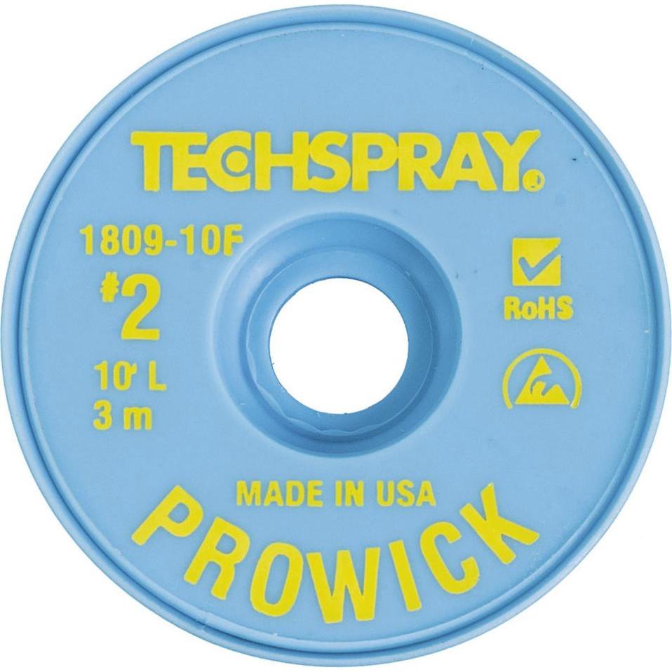 Techspray Entlötlitze Premium, 1,4 mm, 3,0 m, gelb (Entlötlitze), Lötgerät Zubehör, Gelb