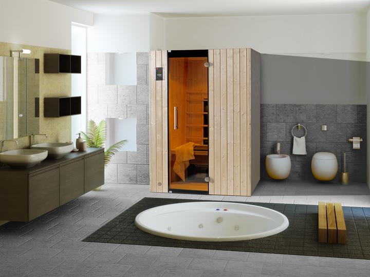 Actual product image Weka Holzbau Infrared cabin Weka Tanilla 2 137x99x190 cm