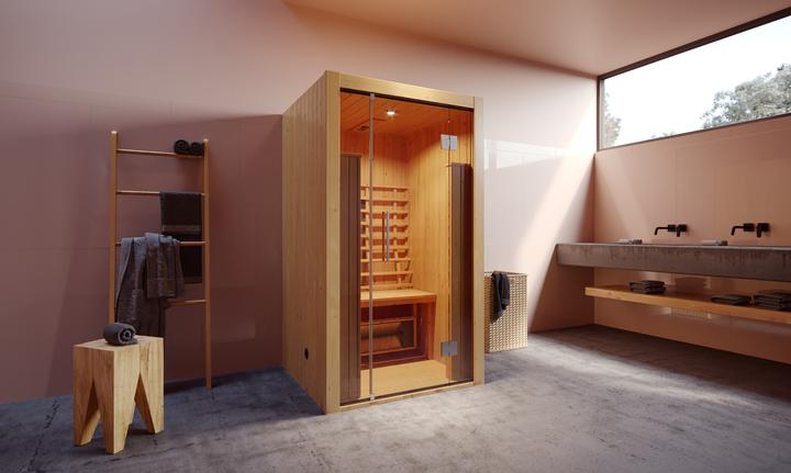 Weka Holzbau Infrarotkabine Weka Hamina 1 109,5x103,5x190 cm