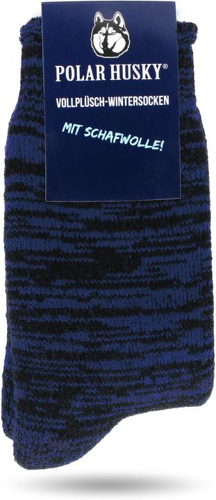 Image du produit Polar Husky Farbige Vollplüsch-Socken mit Wolle (Une unité par pack, 47 - 50)