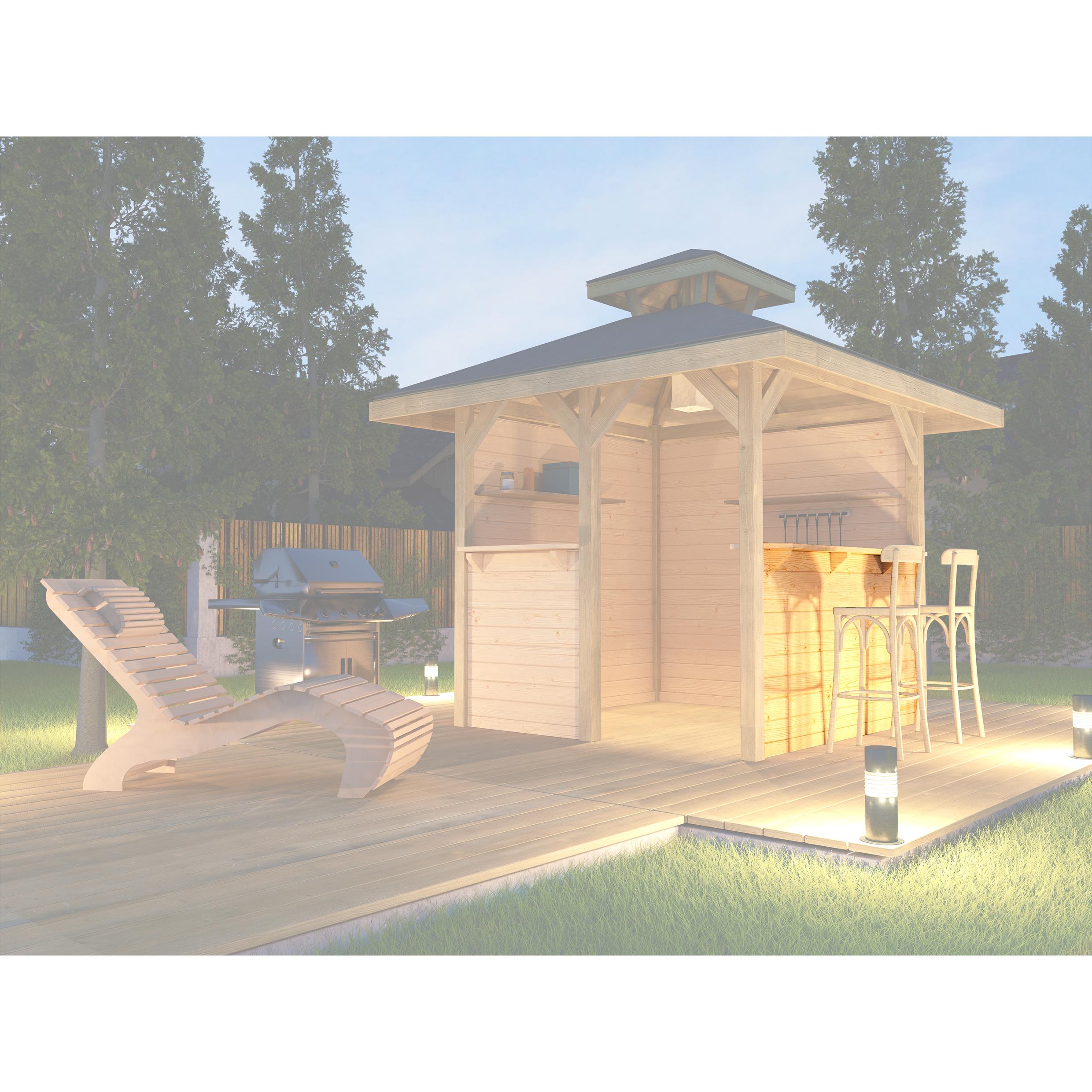 Weka Holzbau, Pavillon, Bausatz Tresenwand 28 mm (2 cm, 285 cm)