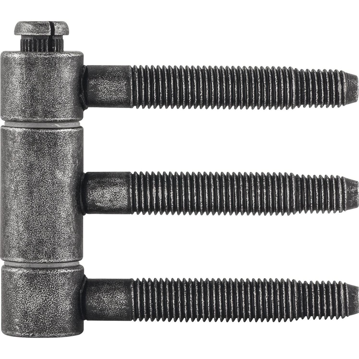 Halcö, Türbeschlag + Scharnier, Steckband 3-teilig ø 18mm,Höhe 68mm,Stahl schwarz