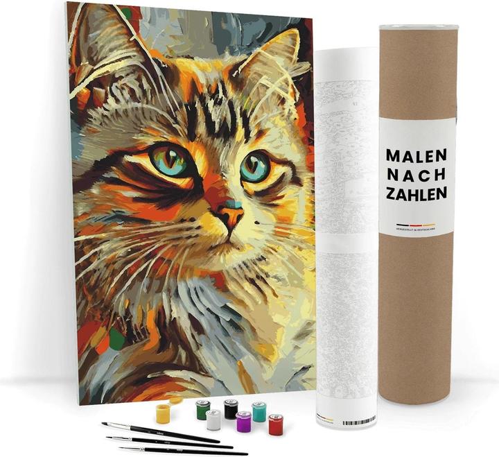 Immagine prodotto ZenPainting Katzenportrait - Malen nach Zahlen