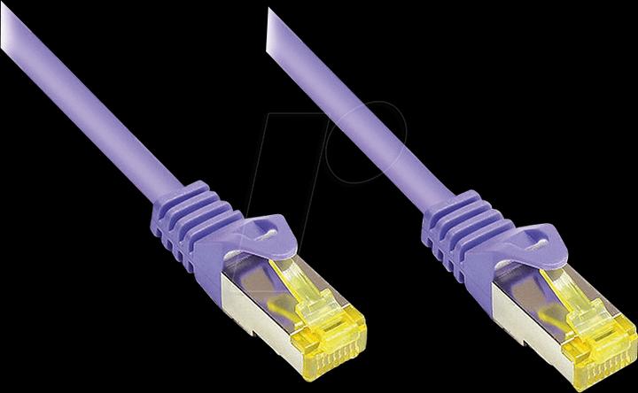 Produktbild Good Connections RJ45 Patchkabel mitCat.7 Rohkabel und Rastnasenschutz (RNS®), S/FTP, PiMF, halogenfrei, 600MHz, OFC (S/FTP, CAT7, 30 m)