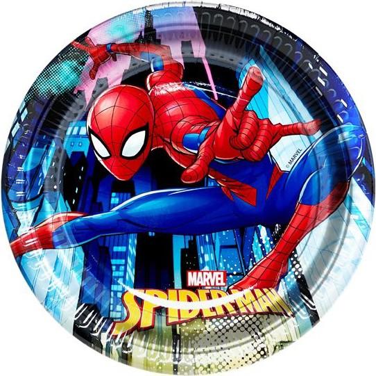 Actual product image Decorata Party Dessert Plate Spiderman Birthday (8x)
