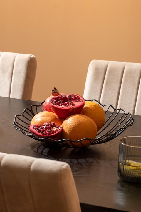 Actual product image present time Iron leaf fruit basket (28 x 7 cm)