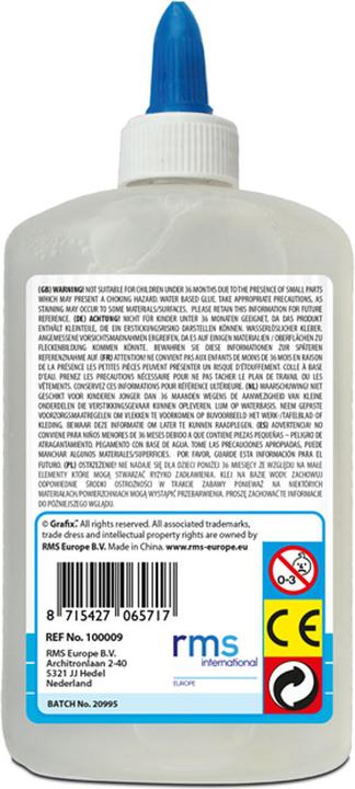 Image du produit Grafix Colle de bricolage transparente, 250ml.