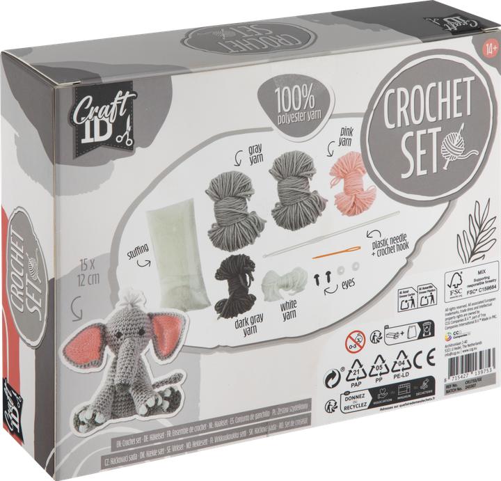 Actual product image Grafix Häkelset Elefant