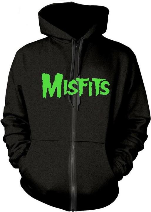 Misfits Hoodie mit durchgehendem Reissverschluss (S)
