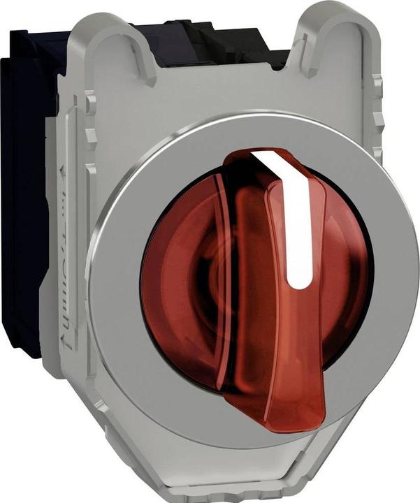 Actual product image Schneider Electric Illuminated selector switch complete XB4F 30mm1S+1OE XB4FK134M5