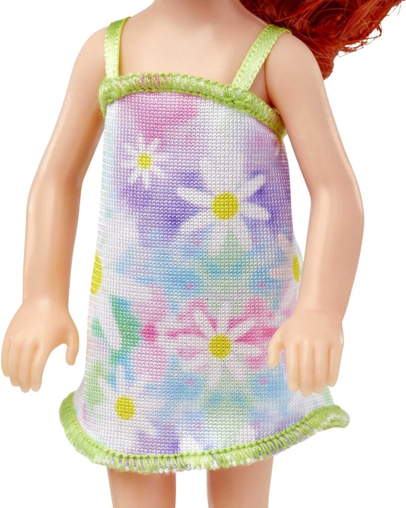 Immagine prodotto Barbie Bambola con vestito a fiori e capelli rossi