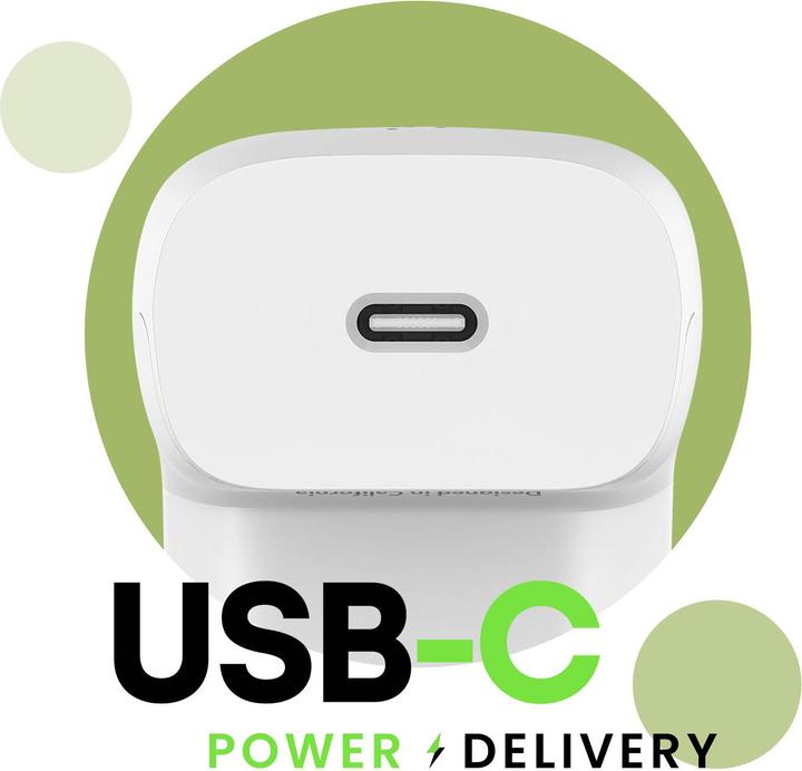 Actual product image Belkin 20W USB-C CHARGER WITH (20 W)