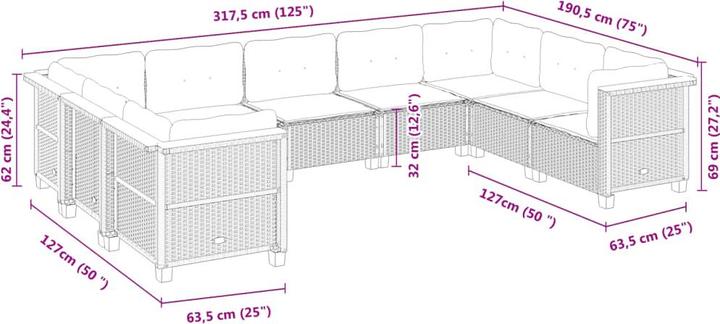Produktbild vidaXL Alena