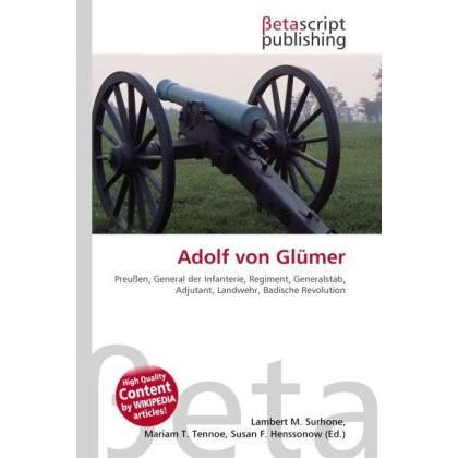 Adolf von Glümer, Fachbücher