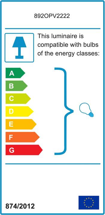 Label énergétique Opviq Togg Table Lamp (E14)