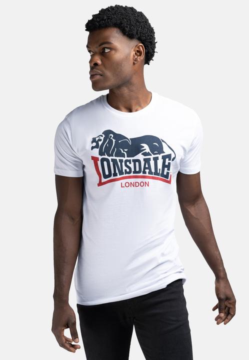 Produktbild Lonsdale London Shirt Kurzarm-T-Shirt LOSCOE im 2er-Pack mit Rundhalsausschnitt (L)