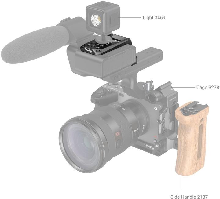 Actual product image SmallRig Top Plate for Sony FX3 XLR Unit MD3990