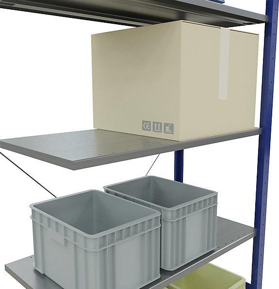 Actual product image eurokraft pro Boltless shelving, single row